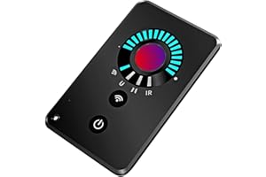 KinZon Rilevatore di telecamere nascoste, Rilevatore di insetti, Telecamera spia, localizzazione GPS, Rilevatore RF, Rilevatore di dispositivi nascosti in 5 modalità per hotel, Airbnb, auto