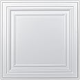 Art3d PVC Ceiling Tiles, 2'x2' Plastic Sheet in White (12-Pack)