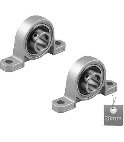 2 Pièces Palier à Bride Auto-aligneur 10mm KFL000 En Alliage Zinc - Marque Uxcell - Neuf