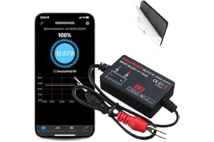 BRYTE LINKS Battery Monitor BM2 device for Cars & Campervans 12V Battery/leisure battery tester Compatible with Android iOS and Ipad with bluetooth 4.0 and above.