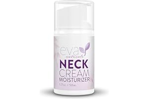 Crème raffermissante pour le cou par Eva Naturals (50 ml) Airless Pump - Lotion raffermissante pour le cou, le visage et le décolleté-avec de la vitamine C