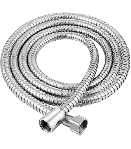 Brauseschlauch Extra Lang – 3 Meter (300 Cm) – Verchromt, Mit Messinganschlüssen, Flexibel & Druckfest