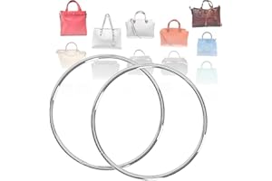 Entatial Asa para Equipaje, Asas para Bolsos, Accesorios de Bricolaje, Aspecto Brillante para Equipaje para el Hogar, para Bolso(Níquel Blanco)