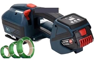 Automatisk elektrisk bandmaskin för 13-16 mm PET/PP plastband - effektivt förpackningsverktyg