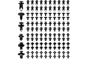 Gativs Befestigung Clips 190 Stücke Auto Befestigung Clips Universal Türverkleidung Klammern Clips Spreiznieten Kunststoff Set Kunststoff Nieten Spreiznieten Kunststoff Stoßstangen Befestigung Clips