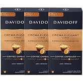 Davidoff Crema Elegant Lungo Harmonıous &amp; Aromatıc Aluminium Kaps&uuml;l Kahve 3X10