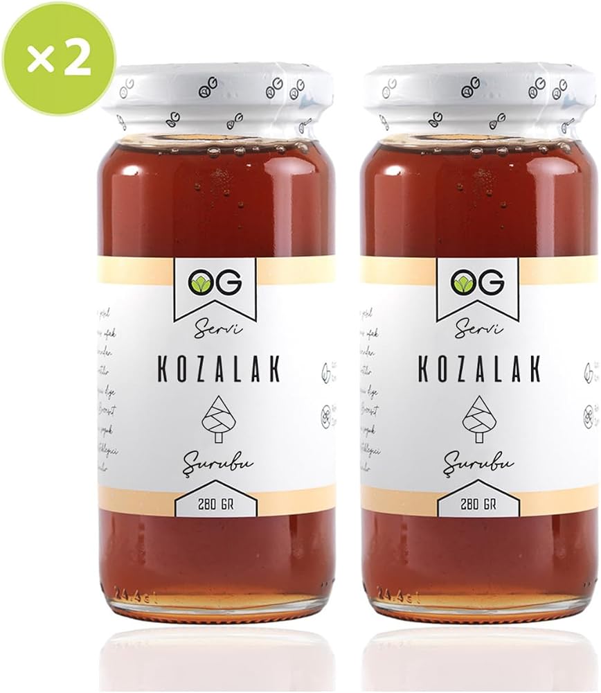 OG 2'li Kozalak Şurubu 280 Gr Rafine Şekersiz