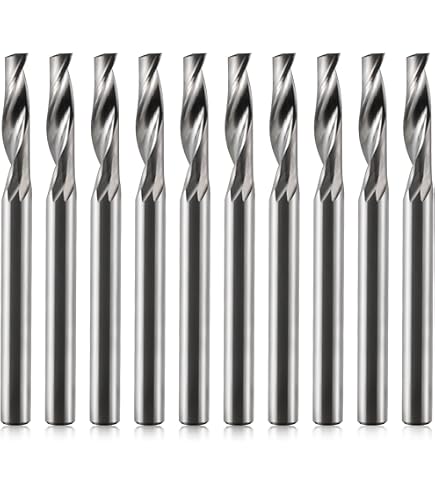 Fraise Carbure Tungstène 6 Mm 4 Lames AlTiN – Fraise Carrée CNC 25 Mm Lame Pour Métal Bois Alliage