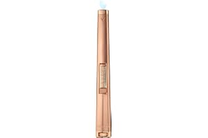 Colibri Aura Jet flame ljuständare - Lyxig finish och robust metallkonstruktion - Lång kroppsform för utökad räckvidd - Vindt