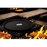 Pure Iron Heavy Induction Tawa for Roti/Chapati with Steel Handle | Premium Flat Bottom Induction Loha Tava with Health Benef