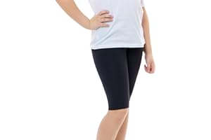 Geyuwoz Mädchen Kurze Leggings Kinder Radlerhose aus Baumwolle Sommer Dünn Shorts für Mädchen Unter Rock Unterhosen Kurze Leggings Shorts 1/2er Pack Schwarze Weiß Dunkelblau