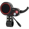 BROLEO Electric Throttle with LCD Display, 6 Pin Waterproof Connector, USB Charging, Multi Display for Kugoo M4 Electric Scooter