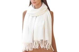 RIIQIICHY Winter Women Scarf Ladies Warm Pashmina Shawl Wraps for Wedding