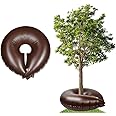 HASTHIP® Tree Watering Ring Bag - Tree Self Watering System - Gardening Tree Watering Bags Slow Release - PVC Tree Bags for Watering - 10 Gallon Reuseable Slow Irrigation Bag for Root Hydration