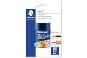 Staedtler - 512 - Noris club - Blister de 1 taille-crayons - 2 usages avec réservoir