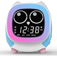 iTOMA Addo Kinderwecker Lichtwecker, Sonnenaufgang/Sonnenuntergang Simulation Nachttischlampe, Grow Kinderuhr Trainer…