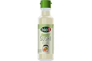 BIOASIA Vinagre ecológico para sushi, vinagre para sazonar y realzar el arroz de sushi, vegano, 1 x 150 ml