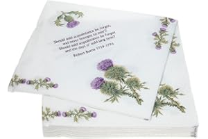 Glen Appin Of Scotland Scottish Robert Burns Poem 3 Ply Paper Napkins