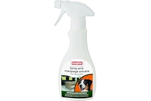 Beaphar – Spray éducateur Anti-marquage urinaire pour Chien et Chiot – Protège Le mobilier intérieur Contre Les comportements Type mordillages ou marquages urinaires – Pulvérisateur 400 ML