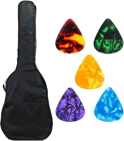 Housse Pour Guitare Acoustique Bespeco BAG60AG - Nylon Résistant, Double Bandoulière, Pieds Antidérapants
