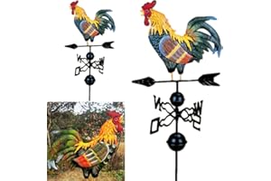 Khevga Wetterfahne aus Metall mit Erdspieß