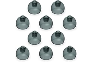 DLUSHE Pack de 10 cúpulas Vented Dome para audífonos con auriculares de Phonak, Unitron y Hansaton. Tulipas talla L de 11mm de diámetro.