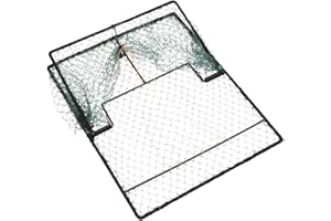 vidaXL Trampa para pájaros Acero Verde 50x40 cm