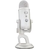 Logitech G Blue Yeti USB oyun mikrofonu, akış i&ccedil;in, Blue VO!CE yazılımı, PC, podcast, st&uuml;dyo, bilgisayar mikrofonu, &ouml;zel yayı