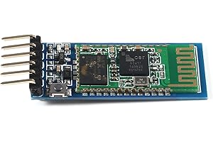 AOICRIE Wireless Bluetooth RF Transceiver Master Slave Integriertes Bluetooth-Modul 6 Pin Wireless Serial Port Kommunikation BT Modul für Arduino (1 PCS)