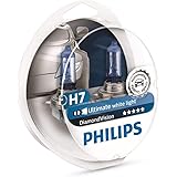 Philips Diamond Vision 5000K H7 Auto-Scheinwerfer-Birnen (Twin Pack) 12972DVS2