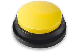 OFVENS Voice Recording Button, Dog Button Beginner Training Button, Talk Training Dog Button for Communication Pet Training Answer Buzzer, 30 Second Record &Playback, Funny Gift for School Study Office Home