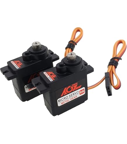 GOUPRC 12g Micro Digital Servo With Metal Gear & Orange Bracket/Horn - Upgrade For Axial SCX24 1/24 RC Crawler - View #5