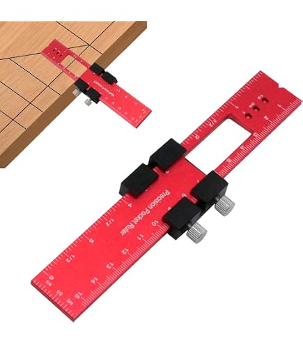Règle De Butée Fleymu 30 Cm En Acier Inoxydable - Outil De Traçage Précis Pour Bois Et Bricolage