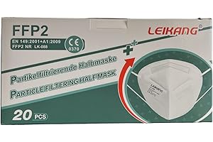 LEIKANG FFP2 maska ochronna na usta i nos, 1 opakowanie = 20 szt.