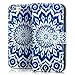 Produktbild Saxonia Tasche iPhone 6 / 6S Hülle Flip Case Schutzhülle Handytasche mit Kartenfach Motiv Ornament Blau