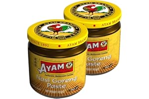 BOWLTIFUL Ayam Nasi Goreng Paste Fried Rice Asian Authentic Flavour Medium Spicy Easy and Quick Home Cooking DairyFree NonGMO No MSG No Preservatives 185g x 2