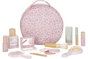 Little Dutch 2515 Holz Spielset Beautycase Schminkkoffer - rosa