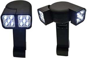 Tixiyu Luci per barbecue, impermeabile, super luminosa, lampada a LED per barbecue, resistente al calore, flessibile, rotazione di 180°, luce per barbecue, campeggio, ciclismo, lettura