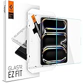 Spigen iPad Pro 13" (2025/2024) ile Uyumlu Kolay Kurulum Cam Ekran Koruyucu GLAS.tR EZ Fit HD Şeffaf - AGL07793 (Spigen TR Ga