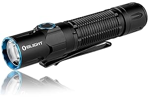 OLIGHT Warrior 3S Lampe de Poche Led Ultra Puissante 2300 Lumens 300M Torche Rechargeable Tactique IPX8, avec Capteur de Proximité Double Interrupteur Charge USB Pour Camping Randonnée Urgence