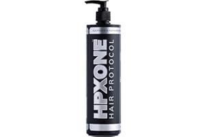 HPX ONE Shampooing Antichute Hommes - Bloqueurs DHT : Palmier Nain, Protéine de Lupin &#43; Biotine, Kératine, Caféine, Huiles Essentielles &amp; Extraits Plantes - Renforce, Épaissit, Protège (500 ml)