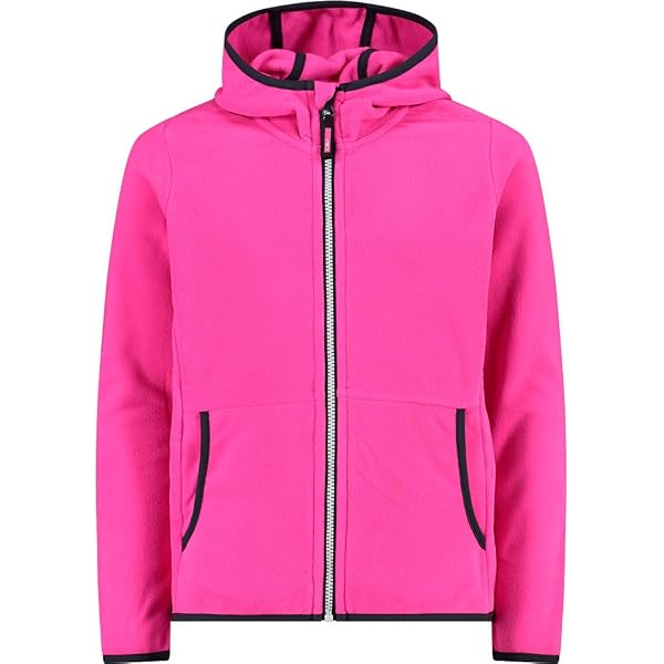 CMP Jacket Fix Hood Jacquard Knitted 3H19825 - Giacca in pile Bimba