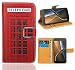 Produktbild Moto G4 Play Handy Tasche, FoneExpert® Wallet Case Flip Cover Hüllen Etui Ledertasche Lederhülle Premium Schutzhülle für Moto G4 Play
