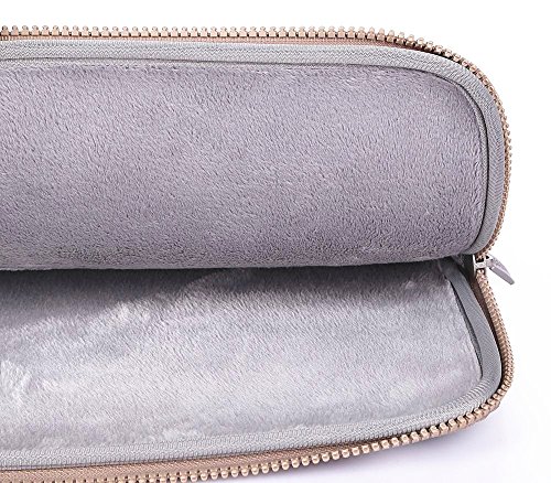 MOSISO Chevron Segeltuchstoff Hülle Sleeve Tasche für 12,9 Zoll iPad Pro, 13-13,3 Zoll MacBooks, Laptops mit Bonus-Tasche Farbe: Schwarz - 3