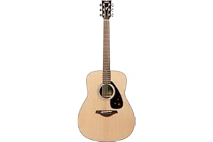 Yamaha FG800 the iconic beginner's acoustic guitar with an authentic sound for adults and teenagers, 4/4 wooden guitar in natural