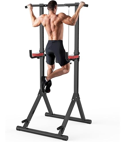 MAXSTRENGTH Multifunctionele aan de muur gemonteerde optrekstang/chin