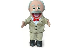 SiLLy puppets Pops, nonno ispanico, marionetta a mano, 40 cm