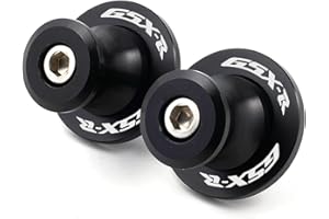 ZESIDIMO pour Suzuki GSXR 600 750 1000 GSX R 600 750 1000 1998-2023 2022 accessoires moto CNC 8MM Bobines Bras oscillant vis Supports (Noir)