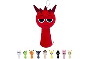 HYDTQCL Sprunki Peluche, 25 cm Peluche Sprunki, Sprunki Wenda Peluche, Mejor Regalo para Niños y Fanáticos (D)