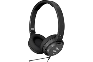 SoundMAGIC P23BT telefon komórkowy nauszny Bluetooth, CVC Noise Cancelling Microphone HiFi, stabilny sygnał, długi czas odtwarzania z odłączanym kablem do gier (czarny)